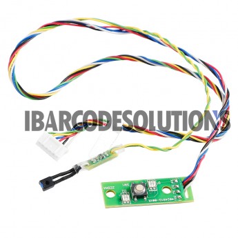 Replacement For OEM Zebra TLP2844-Z Power Button PCB Board With Connector Cable