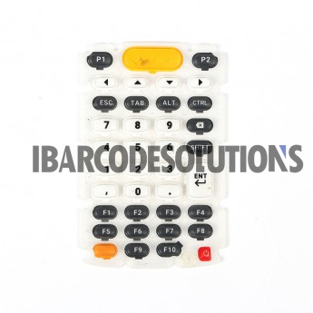 Compatible with Zebra Handheld Computers Parts MC3300 MC3300x MC3300ax Series MC330M MC330K MC330L（G/S/R）Rubber Keypad/Botton(38-Key)