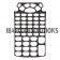 Replacement For Symbol MC9000, MC9060, MC9090 Keypad Overlay with Adhesive for Standard Version (53 Keys)