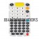 Compatible with Zebra Handheld Computers Parts MC3300 MC3300x MC3300ax Series MC330M MC330K MC330L（G/S/R）Rubber Keypad/Botton(47-Key)