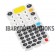 Compatible with Zebra Handheld Computers Parts MC3300 MC3300x MC3300ax Series MC330M MC330K MC330L（G/S/R）Rubber Keypad/Botton(47-Key)