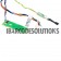 Replacement For OEM Zebra GK888T Power Button PCB Board With Connector Cable
